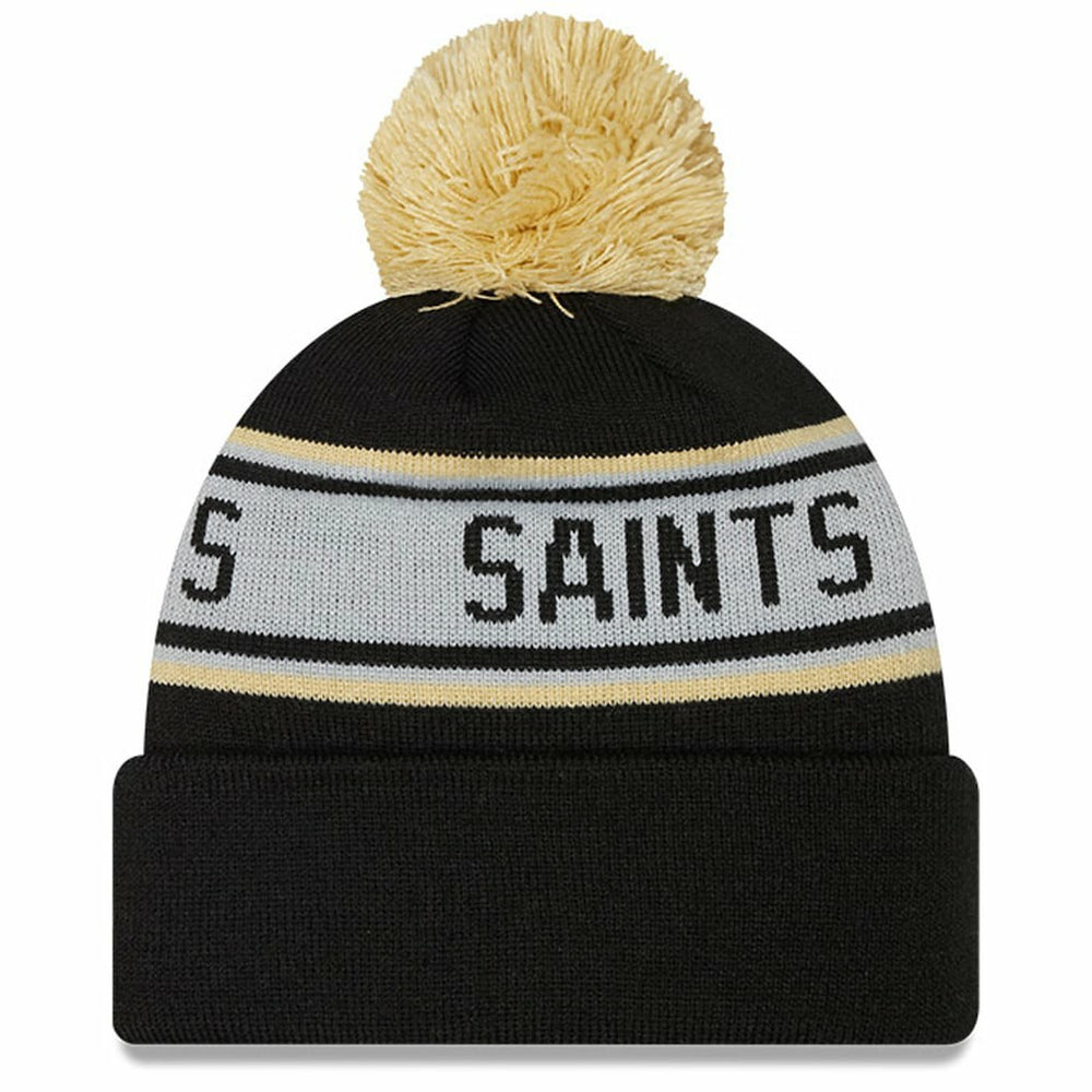 NFL New Orleans Saints Youth Repeat Cuffed Knit Hat with Pom