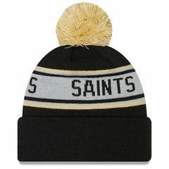 NFL New Orleans Saints Youth Repeat Cuffed Knit Hat with Pom