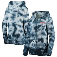Boston Red Sox Women's Tie-Dye Full-Zip Hoodie - Navy | New Era
