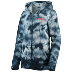 Boston Red Sox Women's Tie-Dye Full-Zip Hoodie - Navy | New Era