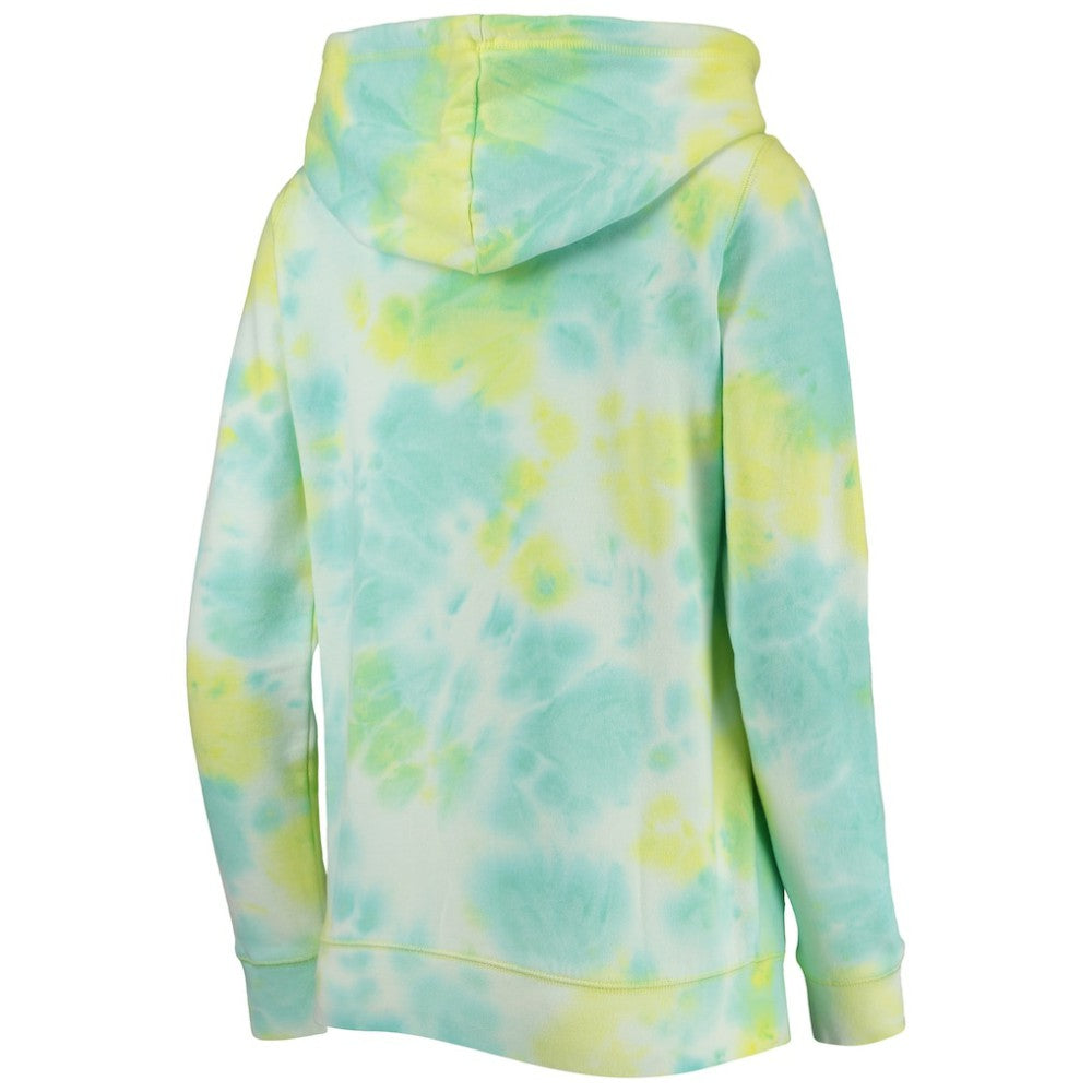 Chicago Cubs Women's Tie-Dye Full-Zip Hoodie - White | New Era