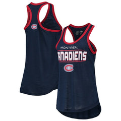 Montreal Canadiens G-III Sports by Carl Banks Women's Showdown Slub Racerback Tank Top