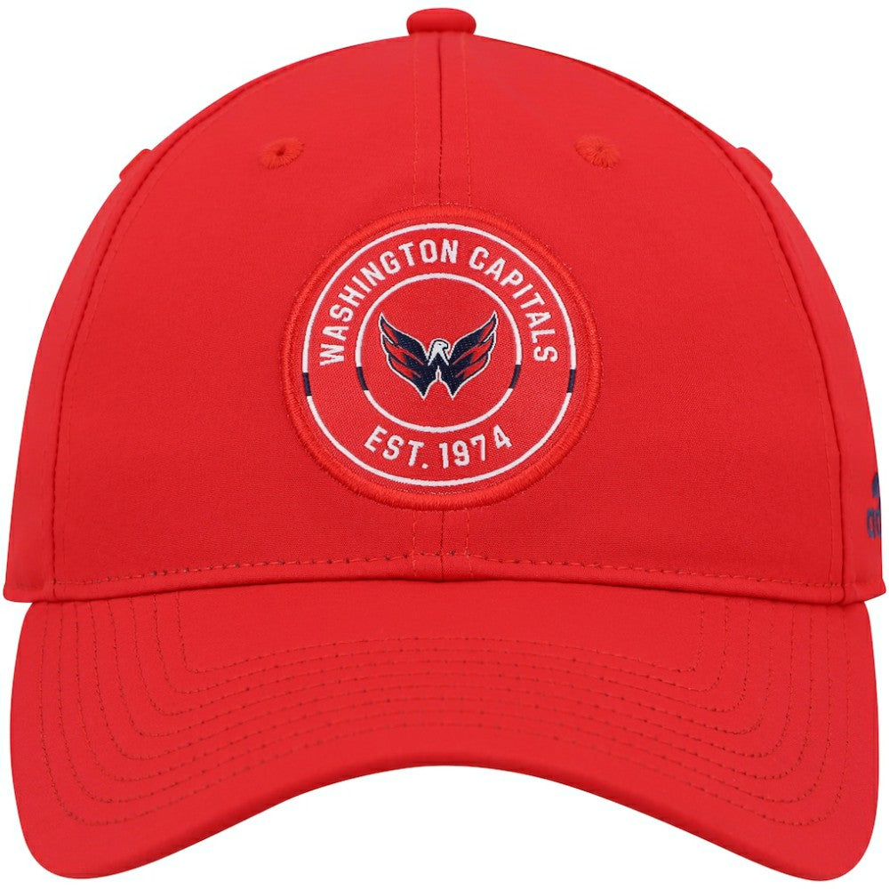 Washington Capitals adidas Team Circle Slouch Adjustable Hat