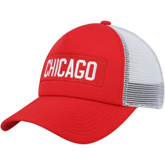 Chicago Blackhawks adidas Team Plate Trucker Snapback Hat