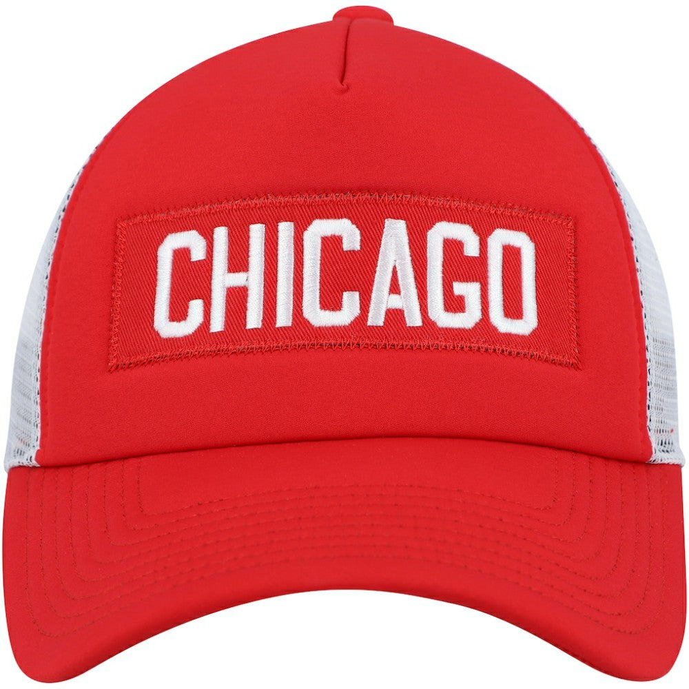 Chicago Blackhawks adidas Team Plate Trucker Snapback Hat