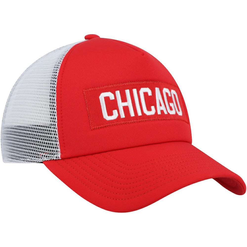 Chicago Blackhawks adidas Team Plate Trucker Snapback Hat