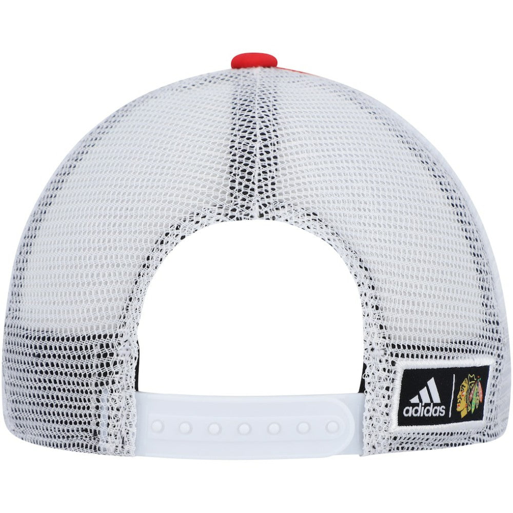 Chicago Blackhawks adidas Team Plate Trucker Snapback Hat