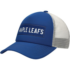 Toronto Maple Leafs adidas Team Plate Trucker Snapback Hat