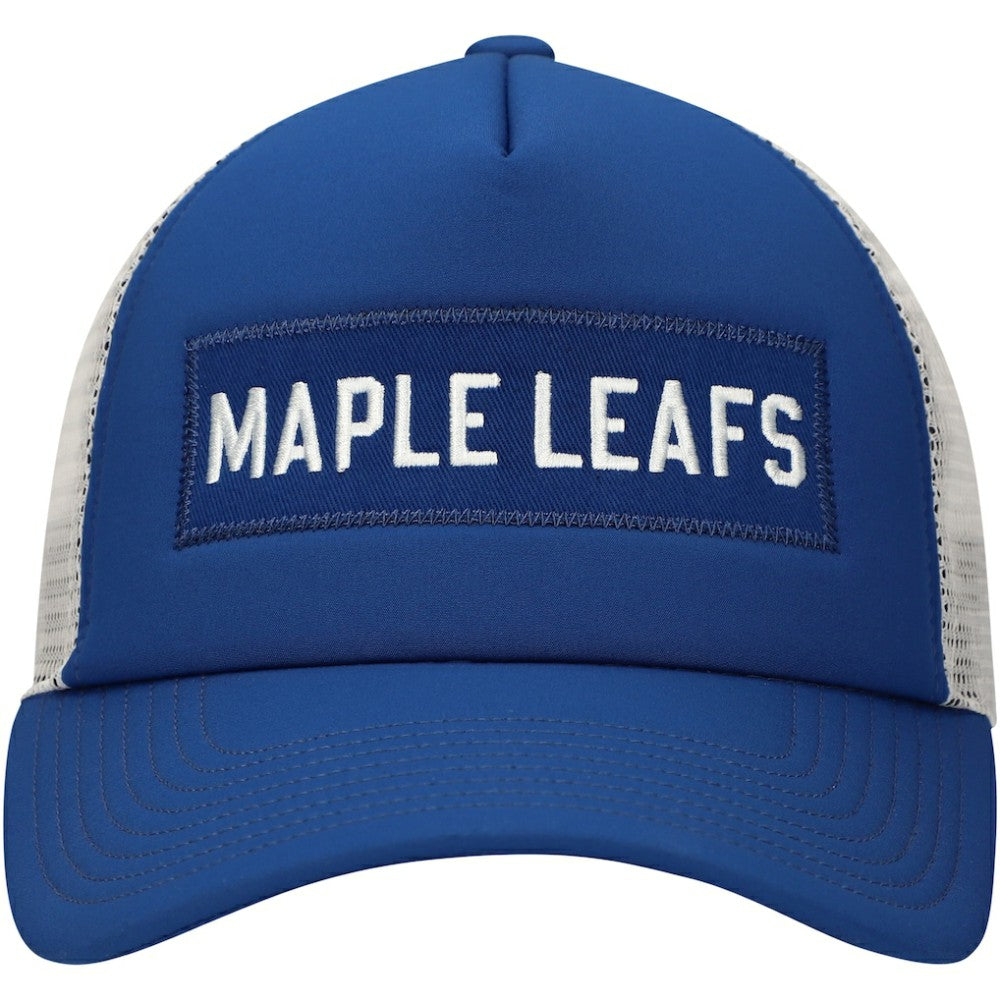 Toronto Maple Leafs adidas Team Plate Trucker Snapback Hat