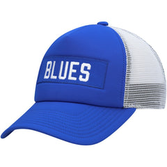 St. Louis Blues adidas Team Plate Trucker Snapback Hat