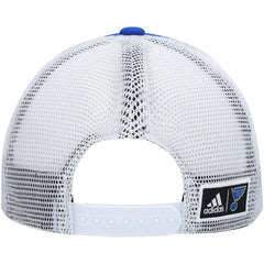 St. Louis Blues adidas Team Plate Trucker Snapback Hat