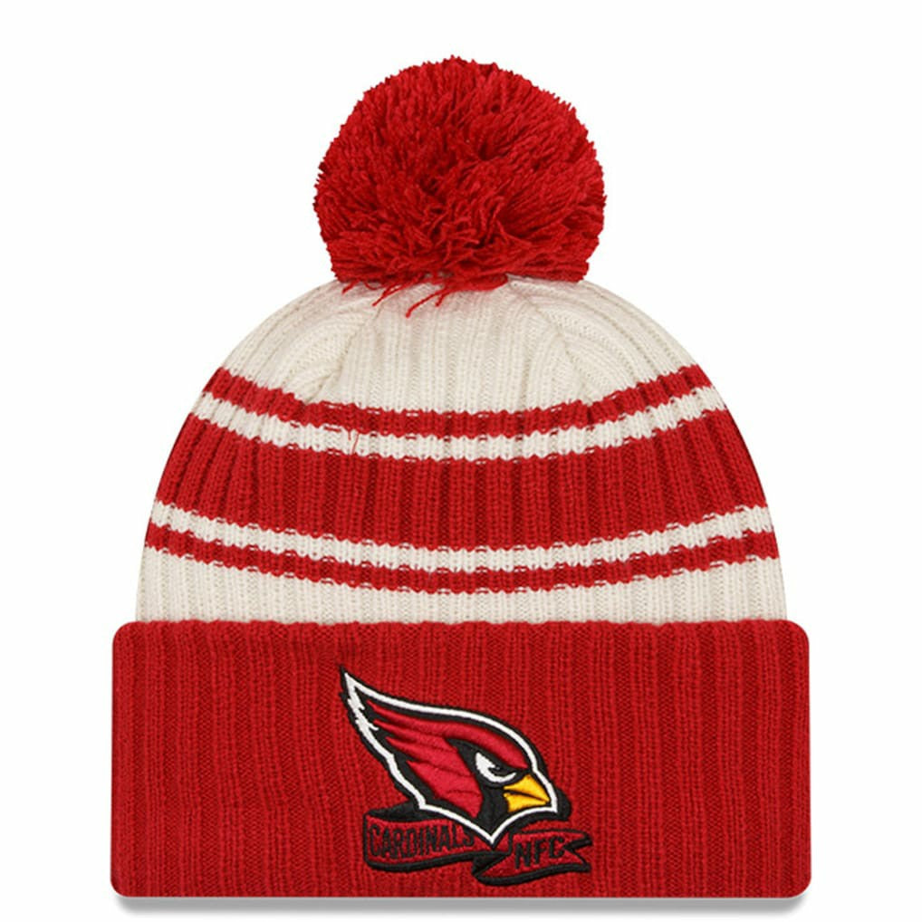 NFL Arizona Cardinals 2022 Sideline Sport Cuffed Pom Knit Hat