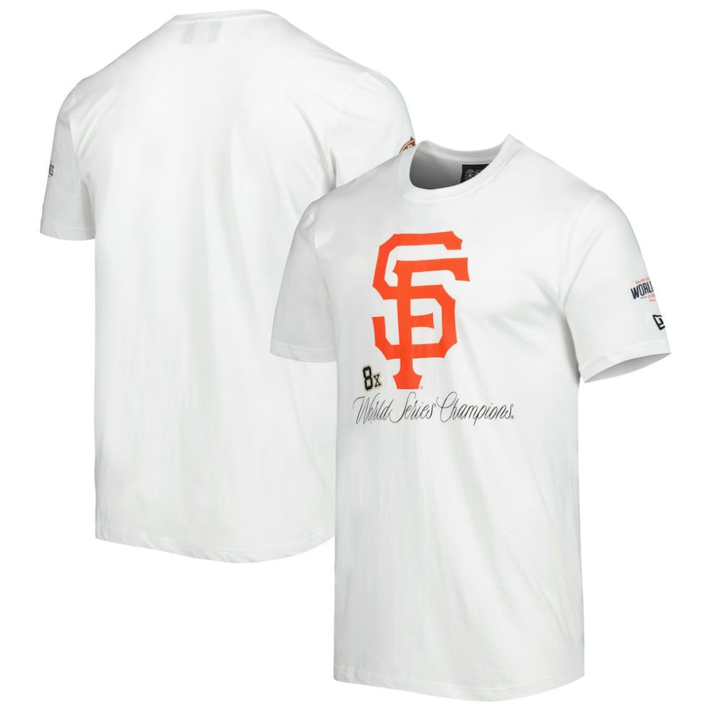 San Francisco Giants Historical Championship T-Shirt - White | New Era