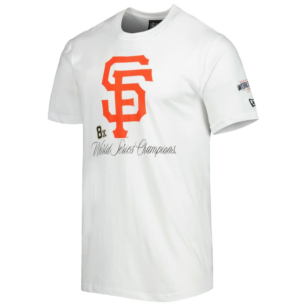 San Francisco Giants Historical Championship T-Shirt - White | New Era