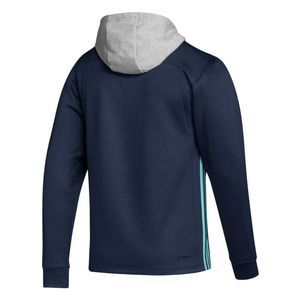 Seattle Kraken adidas Skate Lace Primeblue Team Pullover Hoodie