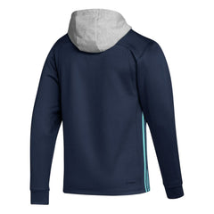 Seattle Kraken adidas Skate Lace Primeblue Team Pullover Hoodie