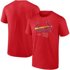 Nolan Arenado St. Louis Cardinals Player Name & Number T-Shirt - Red