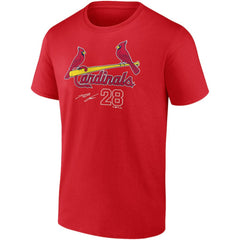Nolan Arenado St. Louis Cardinals Player Name & Number T-Shirt - Red