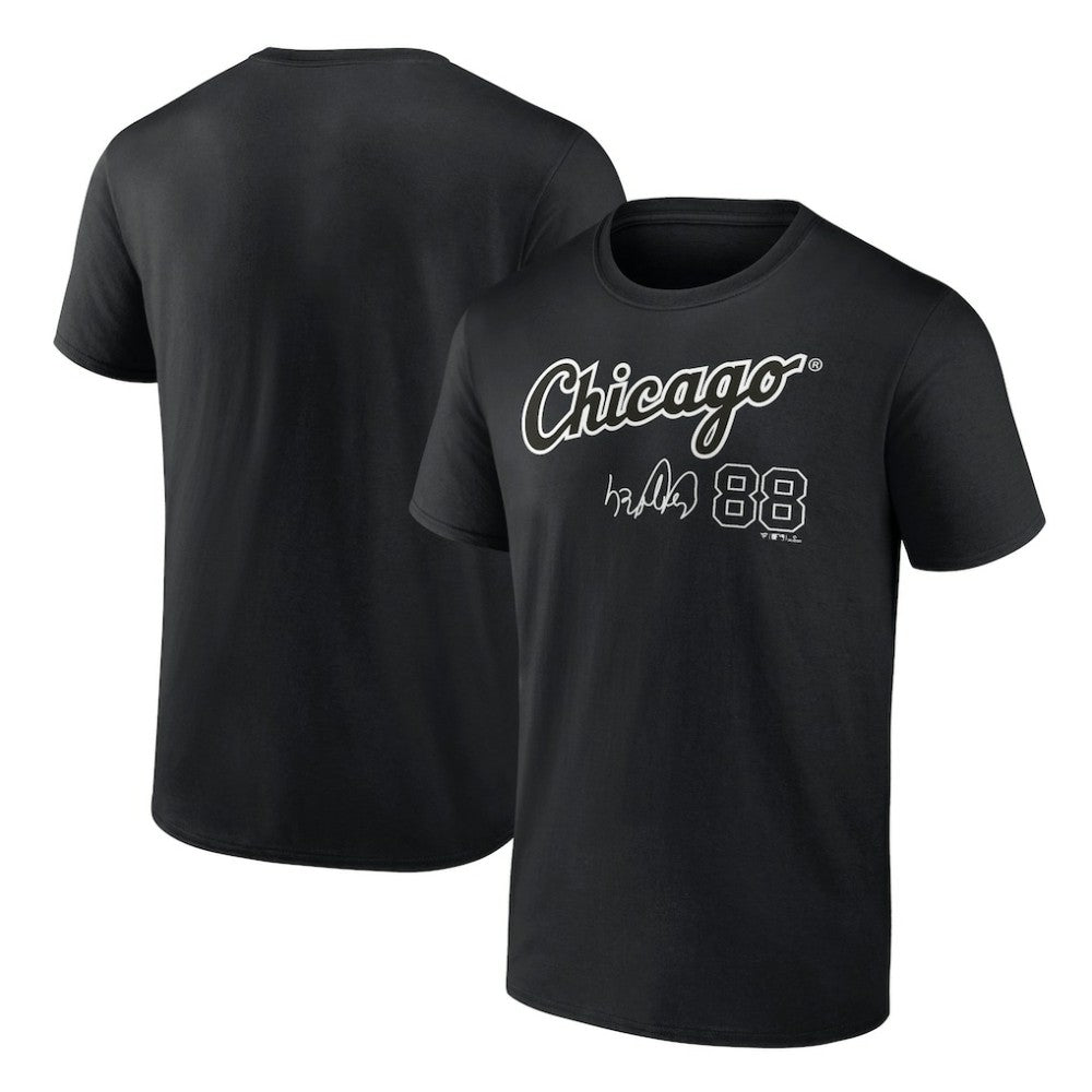 Luis Robert Chicago White Sox Player Name & Number T-Shirt - Black