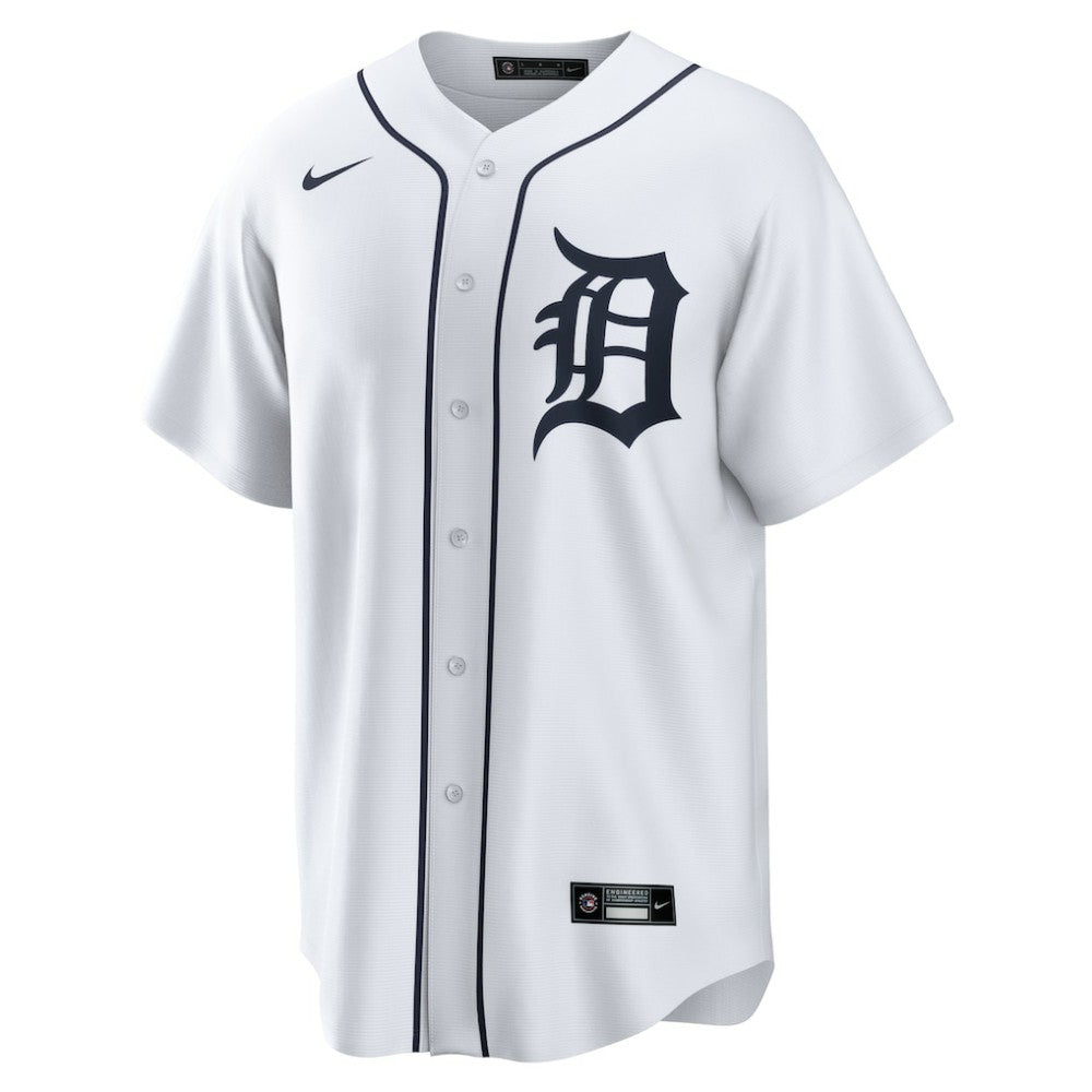 Javier Baez Detroit Tigers Home Replica Player Jersey - White | Nike