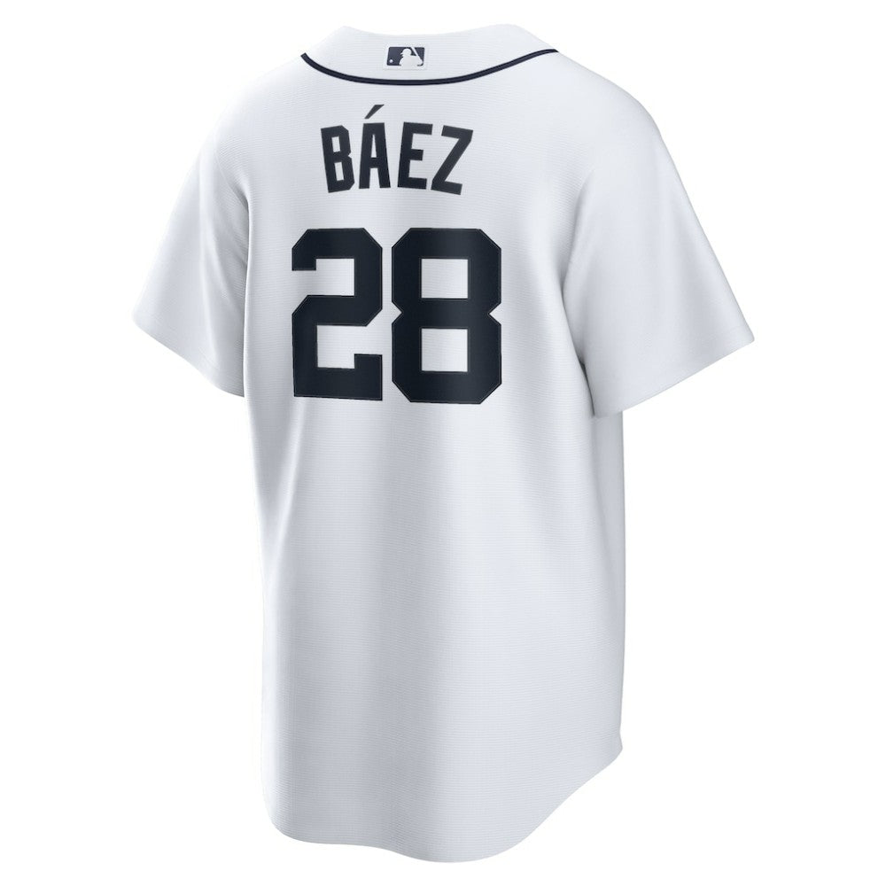 Javier Baez Detroit Tigers Home Replica Player Jersey - White | Nike