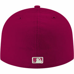 Minnesota Twins White Logo 59FIFTY Fitted Hat - Cardinal | New Era
