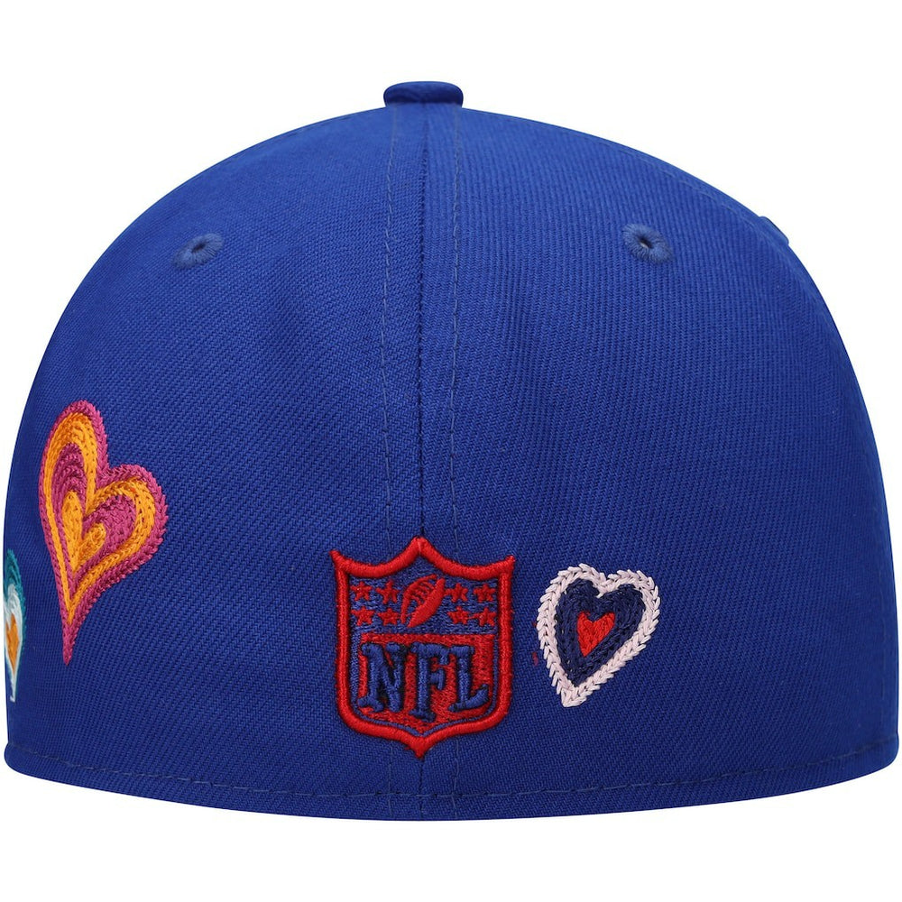 NFL New York Giants Chain Stitch Heart 59FIFTY Fitted Hat