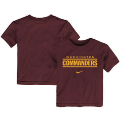 NFL Washington Commanders Preschool Wordmark T-Shirt