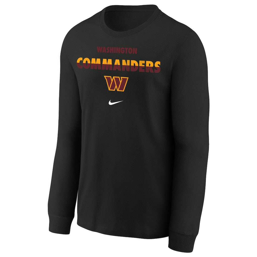 NFL Washington Commanders Youth Team Color Split Long Sleeve T-Shirt