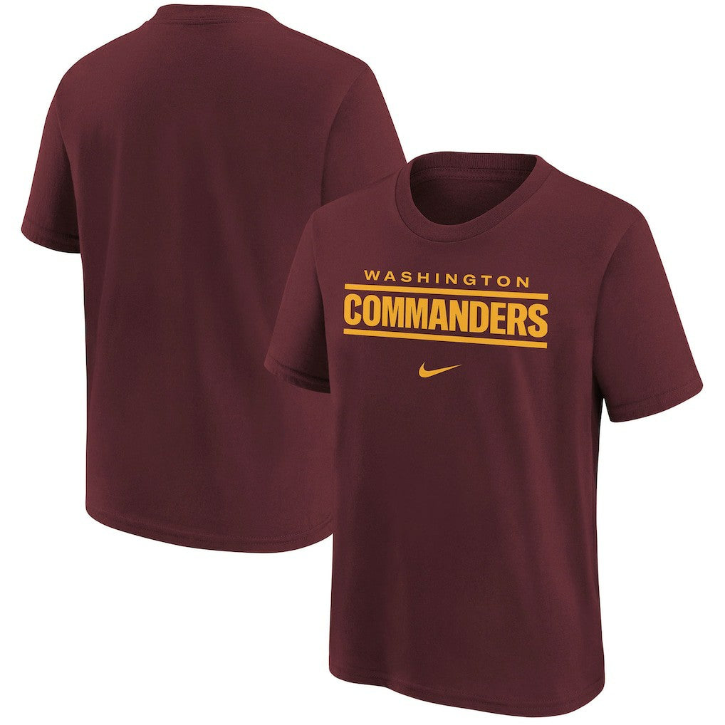 NFL Washington Commanders Youth Wordmark T-Shirt