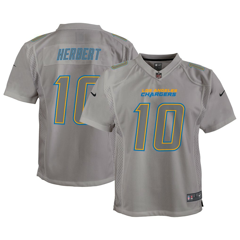 NFL Los Angeles Chargers Justin Herbert  Youth Atmosphere Game Jersey
