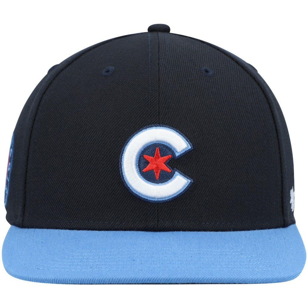 Chicago Cubs 2021 City Connect Captain Snapback Hat - Navy | 47 brand