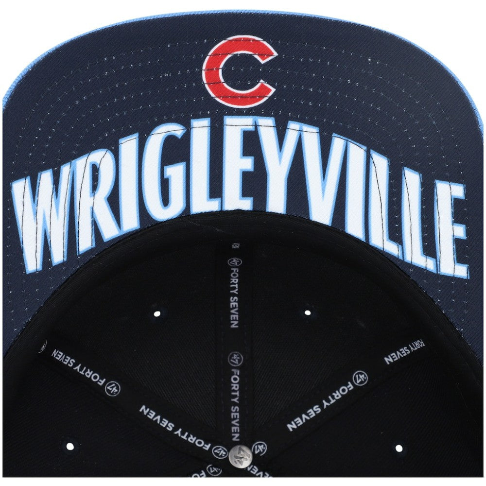 Chicago Cubs 2021 City Connect Captain Snapback Hat - Navy | 47 brand