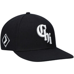 Chicago White Sox 2021 City Connect Captain Snapback Hat - Black | 47 brand