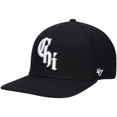 Chicago White Sox 2021 City Connect Captain Snapback Hat - Black | 47 brand
