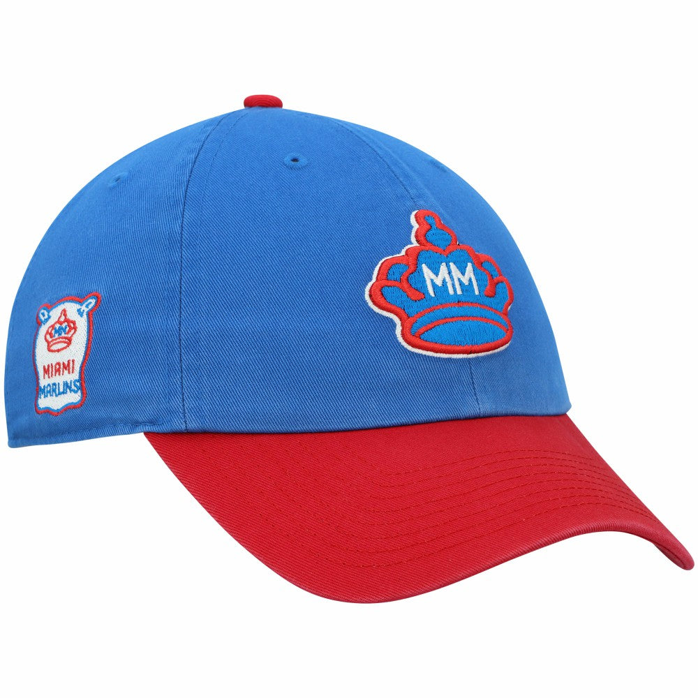 Miami Marlins City Connect Clean Up Adjustable Hat - Blue | 47 brand