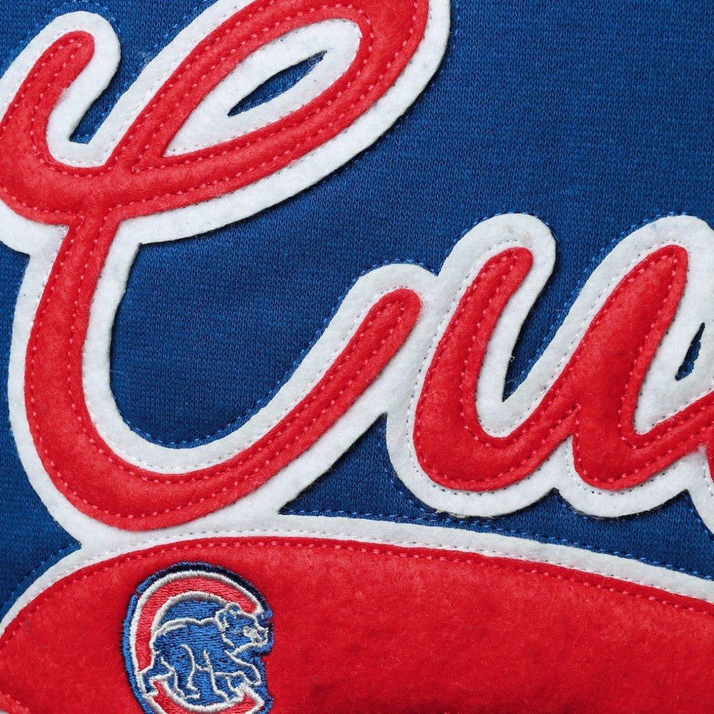 Chicago Cubs Soft as a Grape Women's Plus Size Side Split Pullover Hoodie - Royal