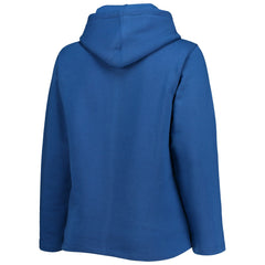 Kansas City Royals Soft as a Grape Women's Plus Size Side Split Pullover Hoodie - Royal
