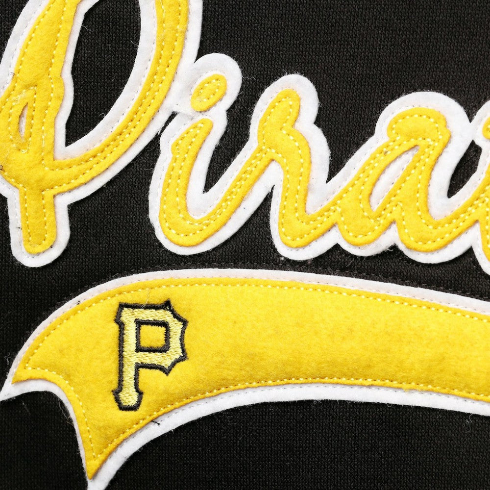 Pittsburgh Pirates Soft as a Grape Women's Plus Size Side Split Pullover Hoodie - Black