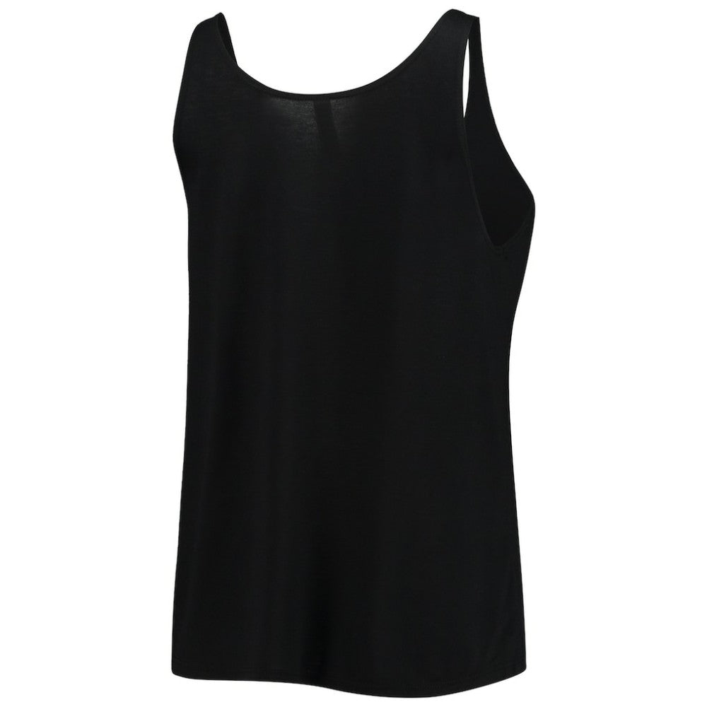 Miami Marlins Soft as a Grape Women's Slouchy Tank Top - Black