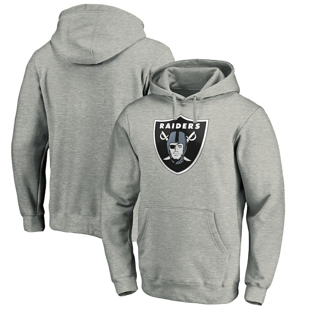 NFL Las Vegas Raiders Primary Logo Fitted Pullover Hoodie
