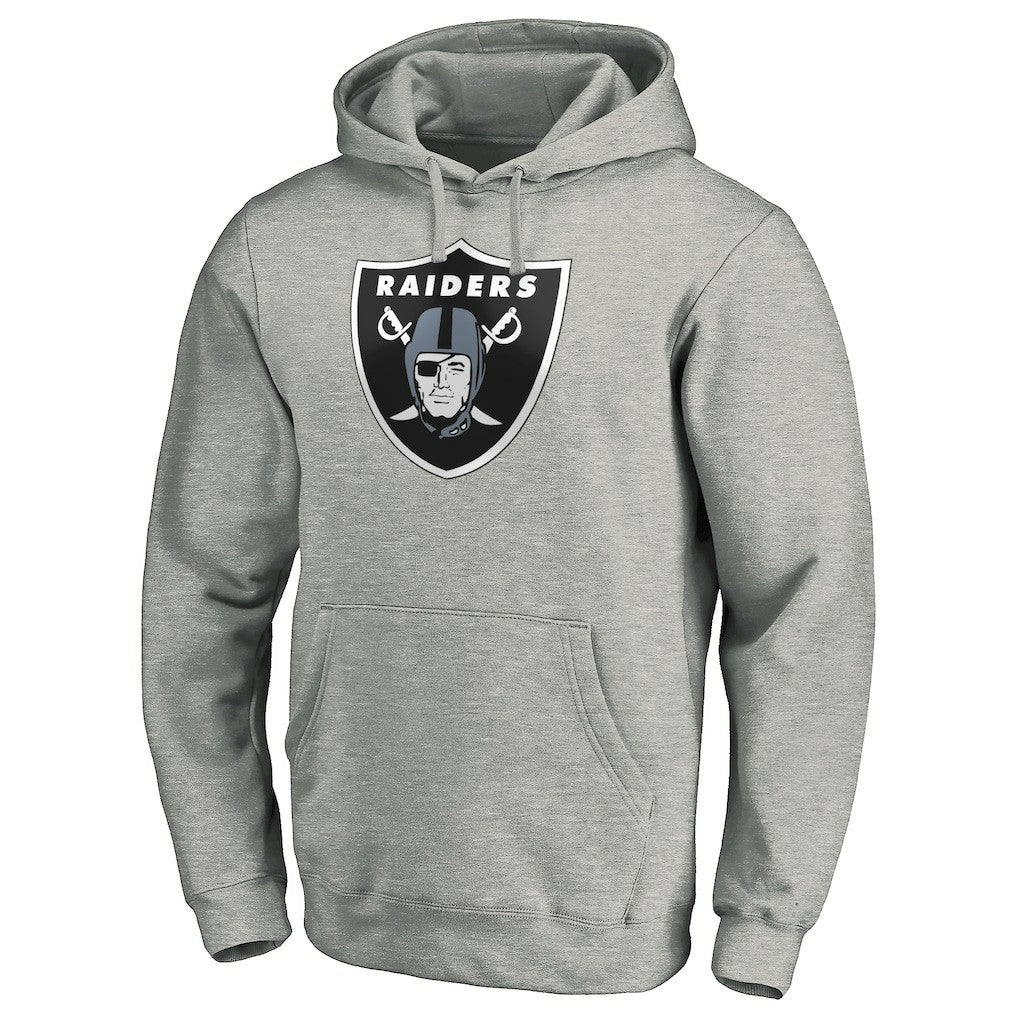 NFL Las Vegas Raiders Primary Logo Fitted Pullover Hoodie
