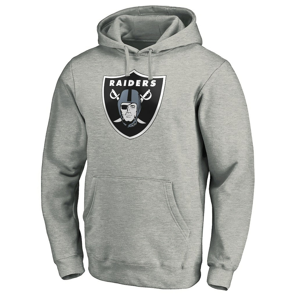 NFL Las Vegas Raiders Primary Logo Fitted Pullover Hoodie