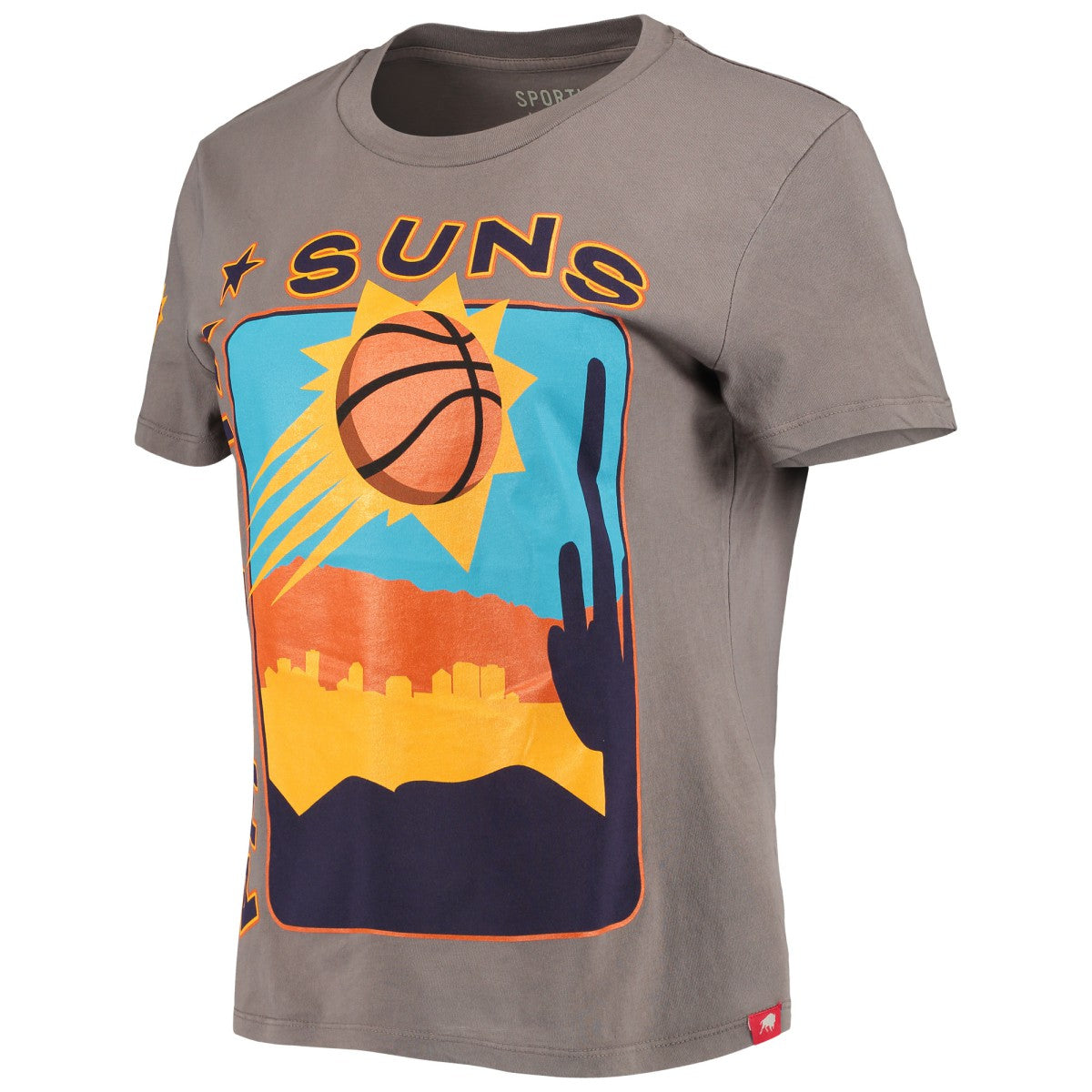 Phoenix Suns Sportiqe Women's Street Capsule Arcadia T-Shirt - Charcoal on sale