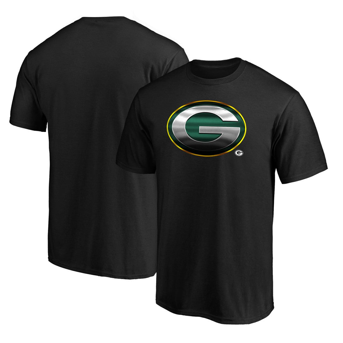 NFL Green Bay Packers Midnight Mascot Team Logo T-Shirt
