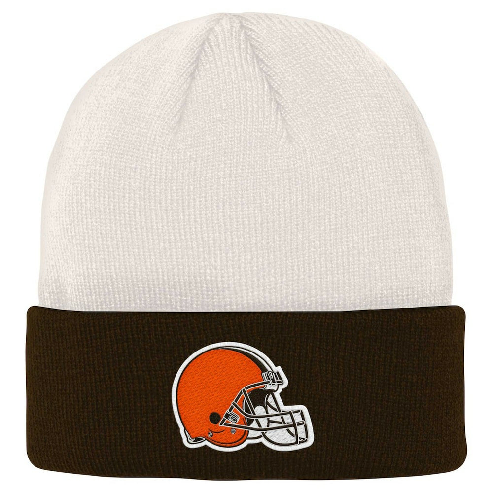 NFL Cleveland Browns Youth Bone Cuffed Knit Hat