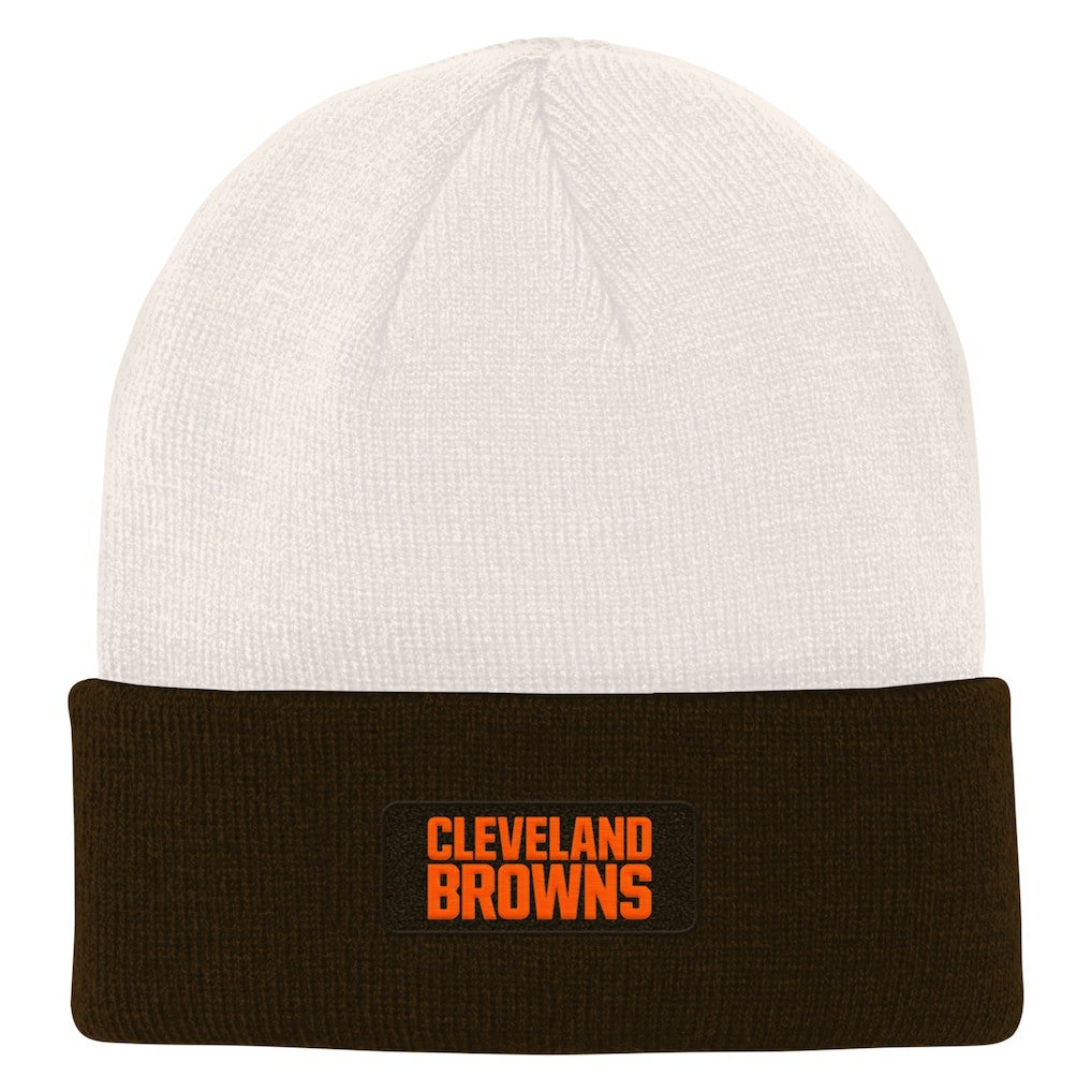NFL Cleveland Browns Youth Bone Cuffed Knit Hat