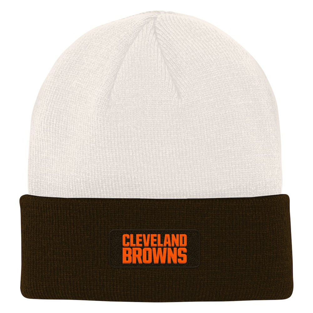 NFL Cleveland Browns Youth Bone Cuffed Knit Hat