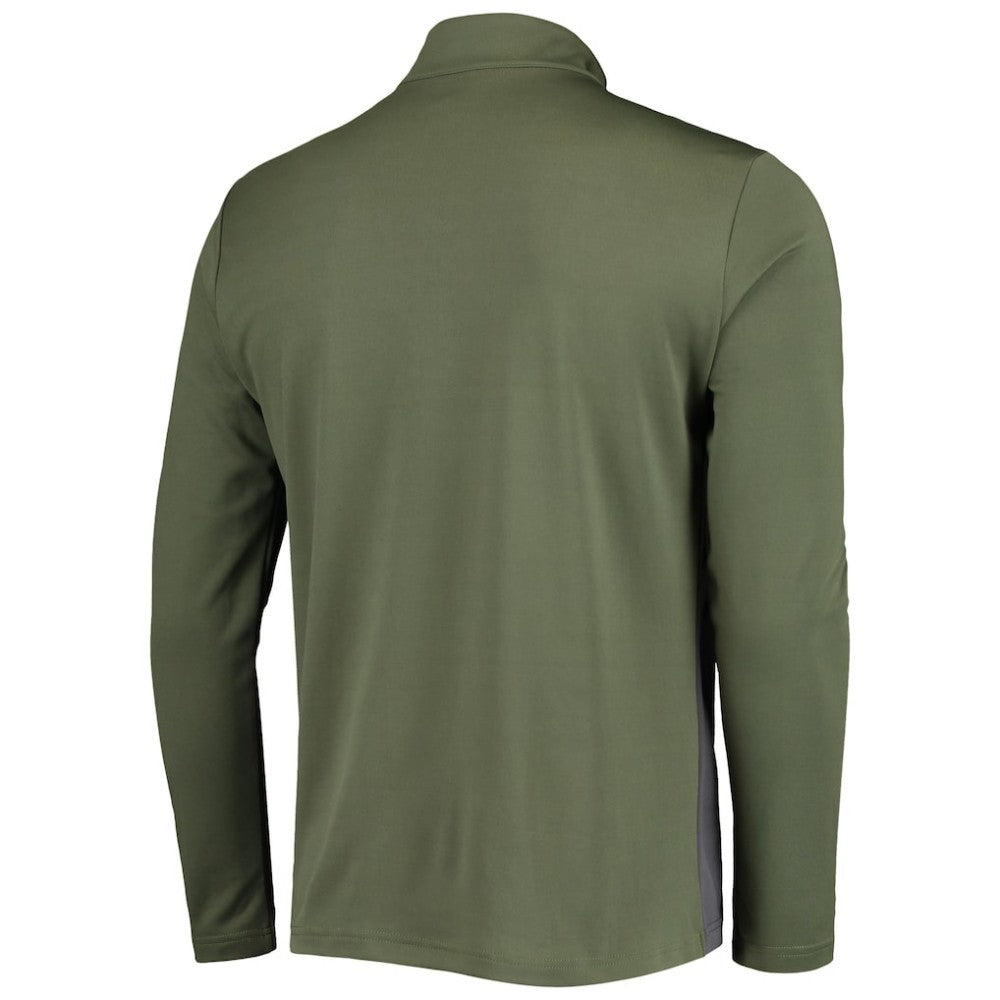 San Francisco Giants Levelwear Delta Pursue Quarter-Zip Jacket - Olive