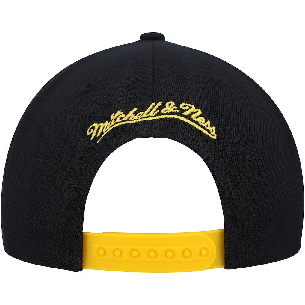 Chicago Bulls Day One Snapback Hat - Yellow/Black | Mitchell & Ness cheap